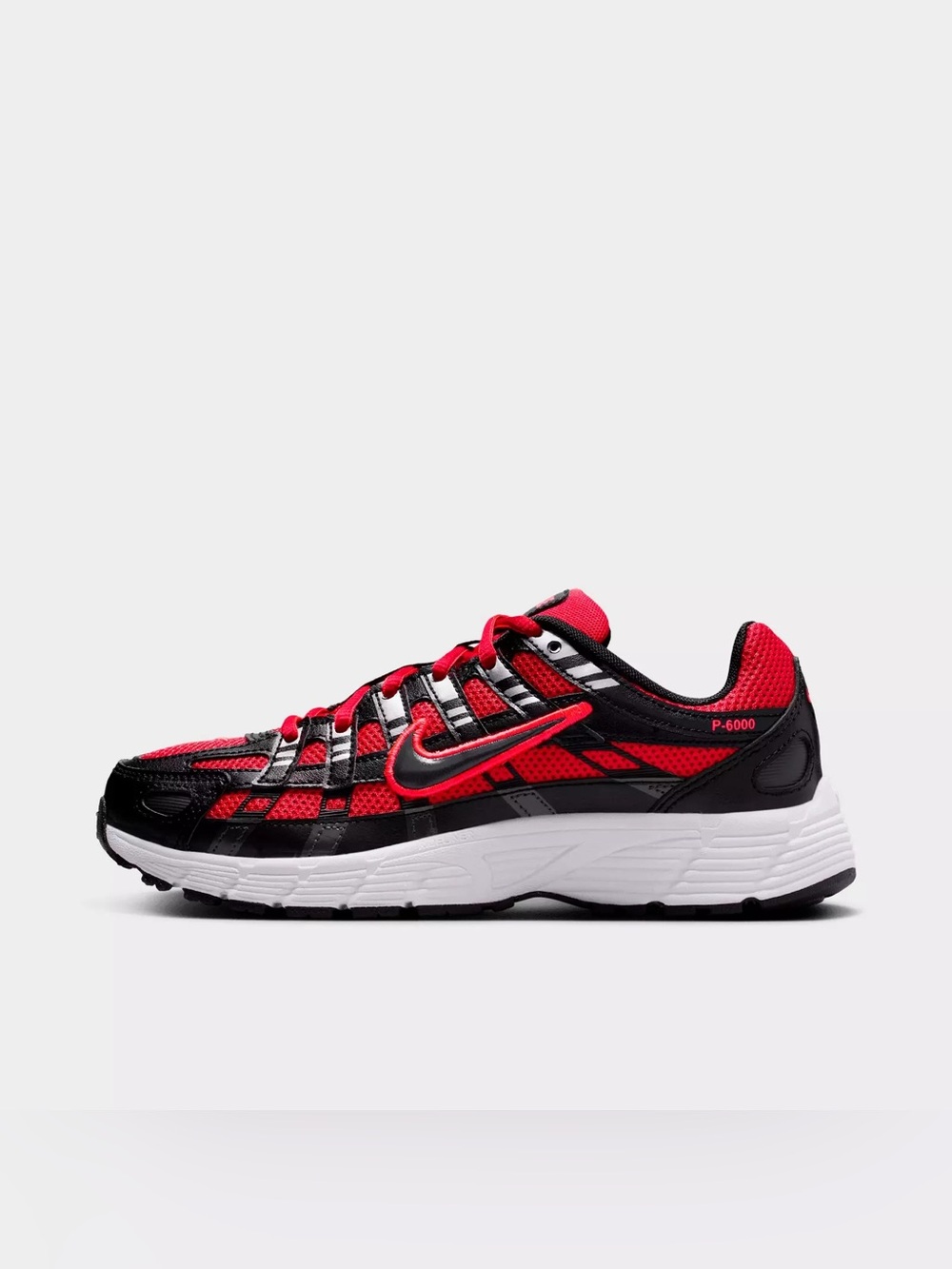 Nike Youth Red and Black P-6000 Sneaker